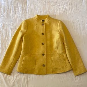 Talbots yellow blazer